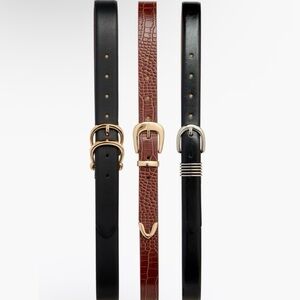 Vince Camuto Set of Three Assorted Belts